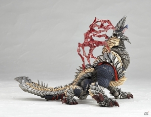 雷狼竜」ジンオウガ、「獄狼竜」ジンオウガ亜種のリボルテックや