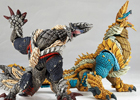 「雷狼竜」ジンオウガ、「獄狼竜」ジンオウガ亜種のリボルテックやアイルーの可愛いおすわりぬいぐるみが登場！「モンスターハンター」グッズ＆「アイルー」グッズを紹介