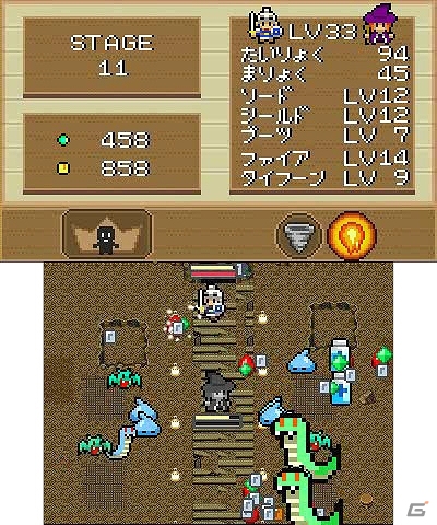 石に変えられてしまった魔女をすくうため、勇者は（魔女も）たたかう！3DS「魔女と勇者」がニンテンドーeショップにて配信開始の画像4