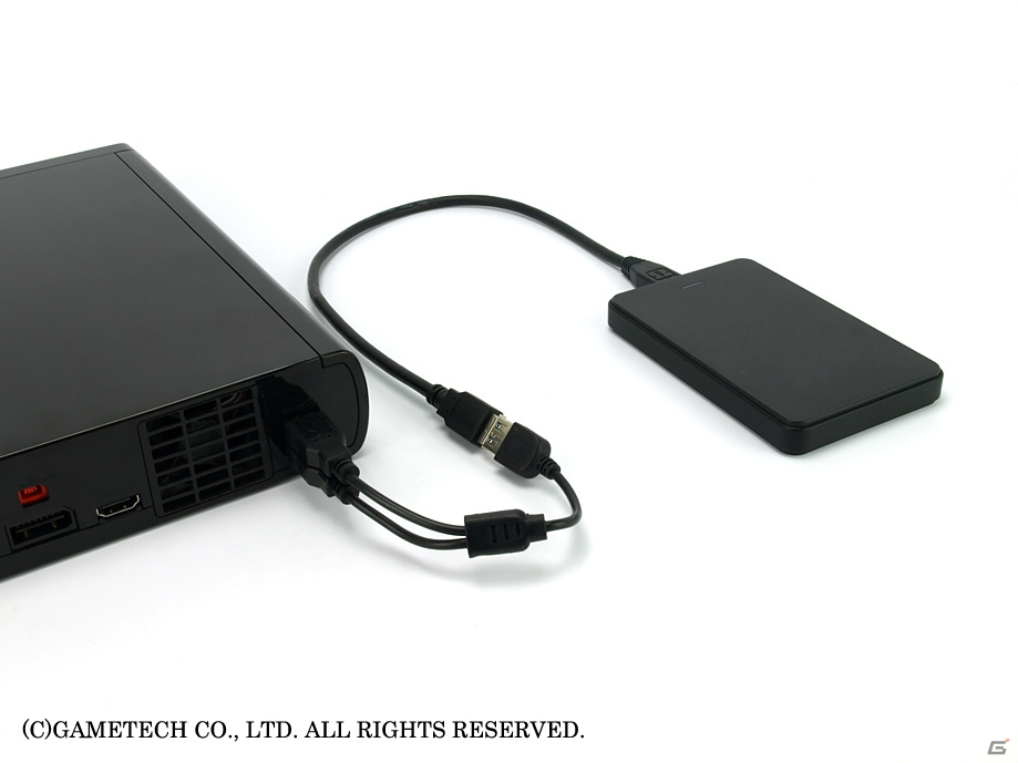 バスパワータイプのHDD接続の必需品！Wii U用「YタイプUSBケーブル」が本日発売の画像3