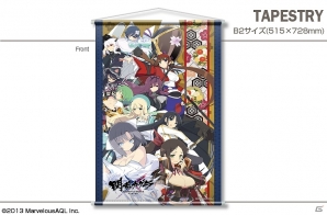 PS Vita「閃乱カグラ SHINOVI VERSUS -少女達の証明-」A4クリアポスターセット、B2タペストリーおよびマルチポーチが6月13日に発売決定の画像2