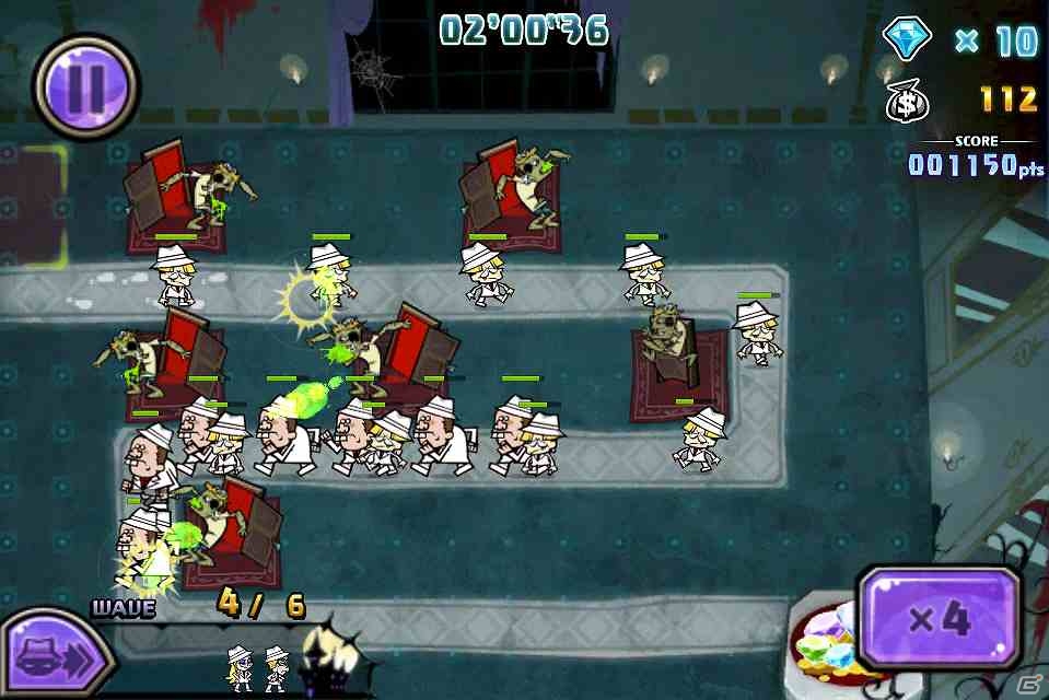 iOS/Android「ゴーストハウス」配信開始―完全無料のタワーディフェンスゲームが登場の画像2