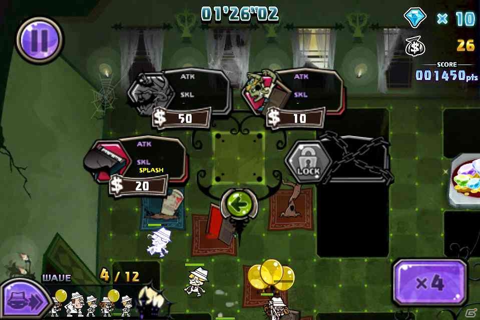 iOS/Android「ゴーストハウス」配信開始―完全無料のタワーディフェンスゲームが登場の画像3