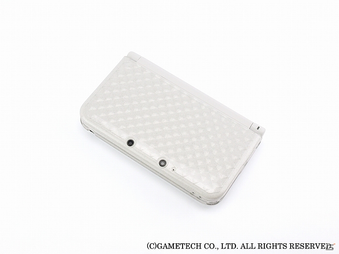 シルバーラメ＆クリスタルカットの3DS LL用カバー「ジュエリーカバー：ソフトタイプ」(全4色)が4月28日より発売開始の画像1