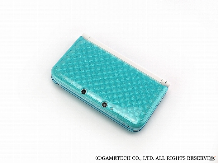 シルバーラメ＆クリスタルカットの3DS LL用カバー「ジュエリーカバー：ソフトタイプ」(全4色)が4月28日より発売開始の画像2