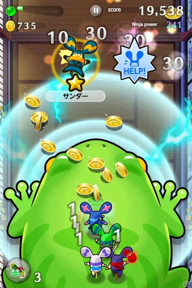 シンプルな操作で楽しめる忍者アクションゲーム「LINE 忍者ストライカーズ」がLINE GAMEにてサービス開始の画像1