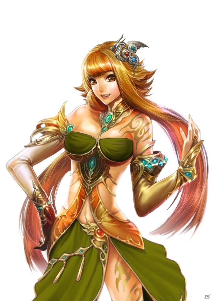 GREE「神縛のレインオブドラゴン」冒険のガイドをしてくれるナビキャラやゲーム画面が公開の画像4
