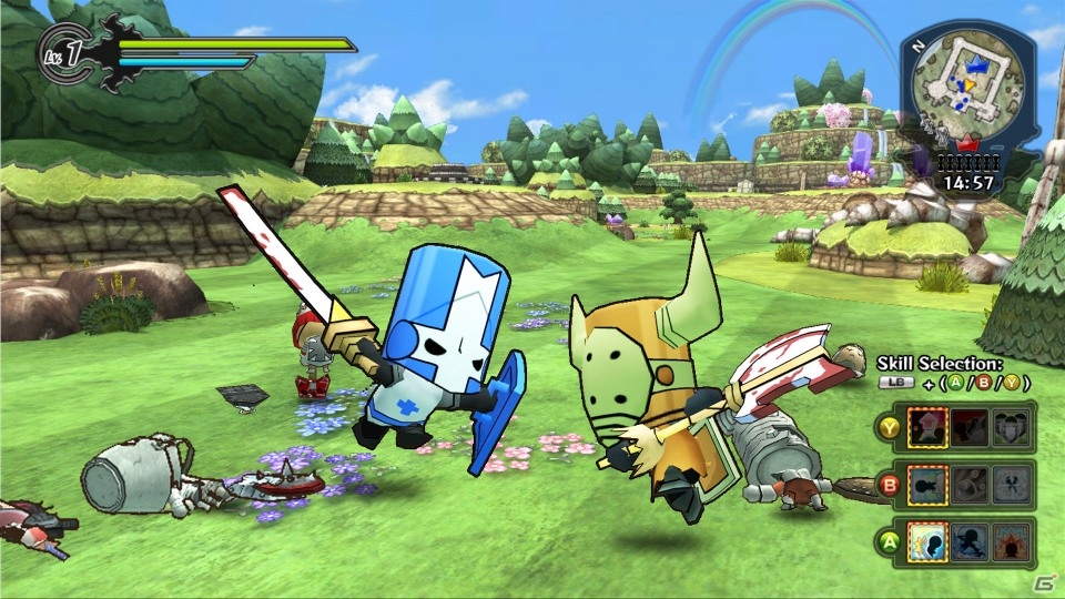 Xbox 360「Happy Wars」に「Castle Crashers」のコラボアイテムが登場するキャンペーンが開催の画像1