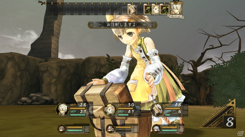 PS3「エスカ＆ロジーのアトリエ～黄昏の空の錬金術士～」最大6名が入り乱れて戦うバトルシステムの詳細が明らかに！新たに登場するキャラクターも紹介の画像37