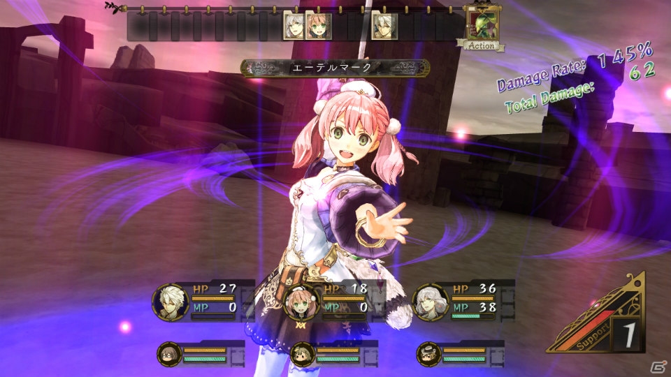 PS3「エスカ＆ロジーのアトリエ～黄昏の空の錬金術士～」最大6名が入り乱れて戦うバトルシステムの詳細が明らかに！新たに登場するキャラクターも紹介の画像38