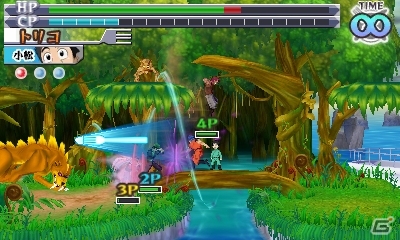 3DS「トリコ グルメガバトル！」食材争奪のカギを握るバトルの概要やトリコたち美食屋四天王を紹介の画像1