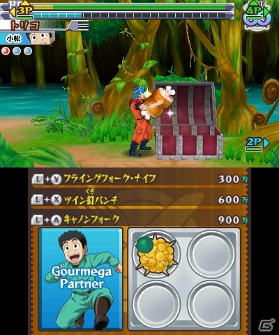 3DS「トリコ グルメガバトル！」食材争奪のカギを握るバトルの概要やトリコたち美食屋四天王を紹介の画像11