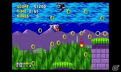 ソニックのデビュー作が3D立体視対応になって登場！3DS「3D ソニック・ザ・ヘッジホッグ」5月15日に配信決定の画像3