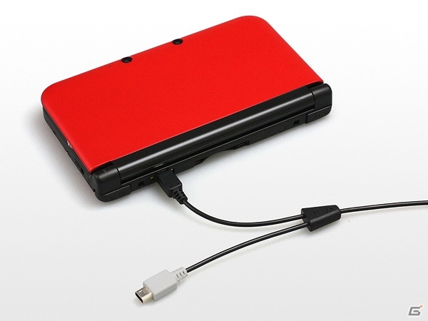 デイテル・ジャパン、Wii U GamePadと3DSLLの充電が1本でできる「ツイン充電ロングACアダプタ」を5月11日より発売の画像5