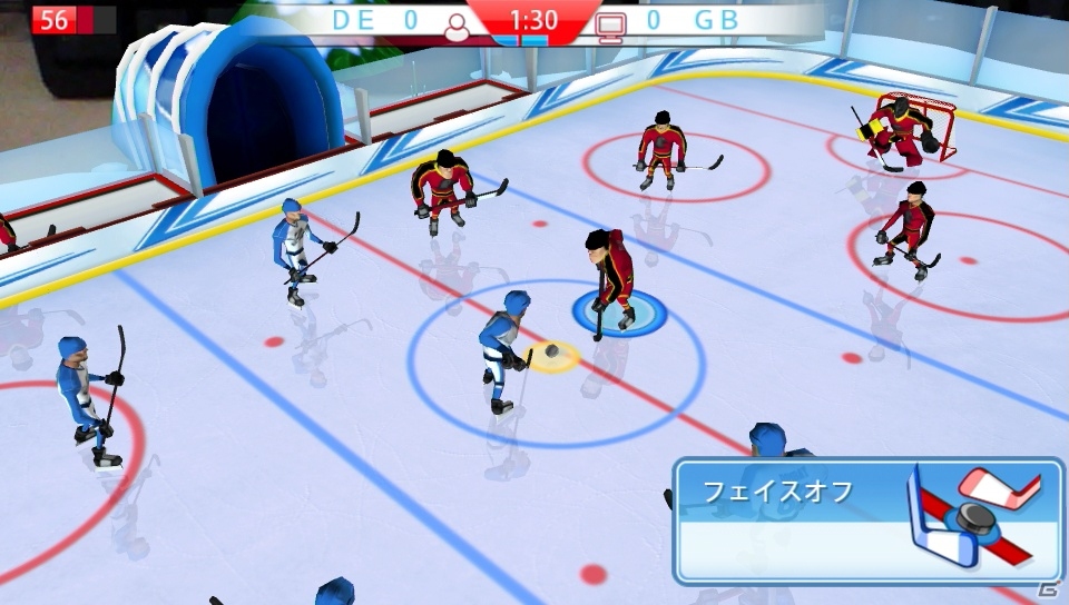 氷上の格闘技「アイスホッケー」がARプレイに登場！PS Vita「Table Play Ice Hockey」5月9日より配信開始の画像2