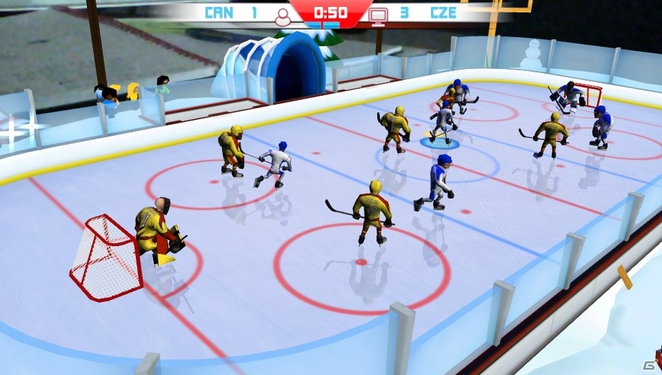 氷上の格闘技「アイスホッケー」がARプレイに登場！PS Vita「Table Play Ice Hockey」5月9日より配信開始の画像3