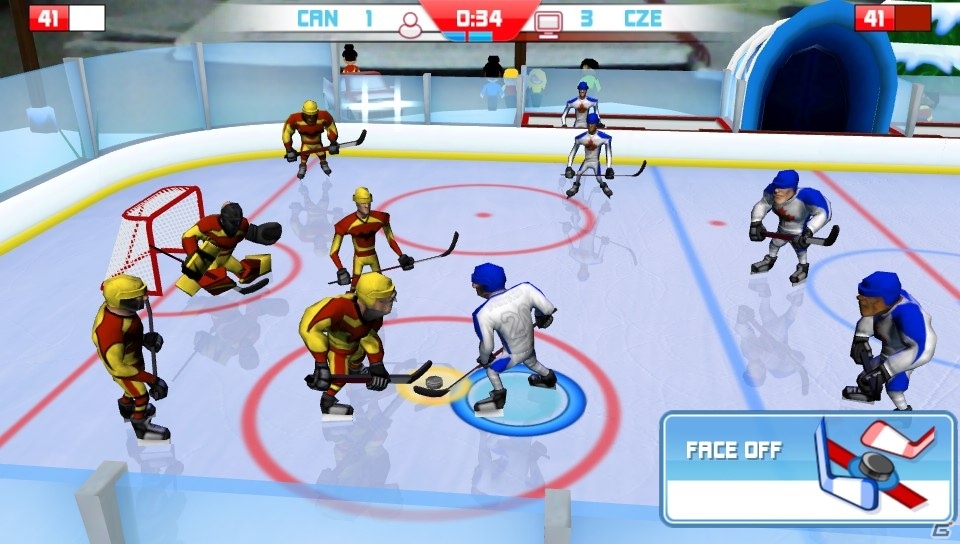 氷上の格闘技「アイスホッケー」がARプレイに登場！PS Vita「Table Play Ice Hockey」5月9日より配信開始の画像5