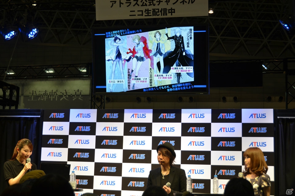 【ニコニコ超会議2】諏訪部順一さんと内田彩さんが登場した3DS「デビルサバイバー2 ブレイクレコード」声優トークライブの模様をお届け！の画像2