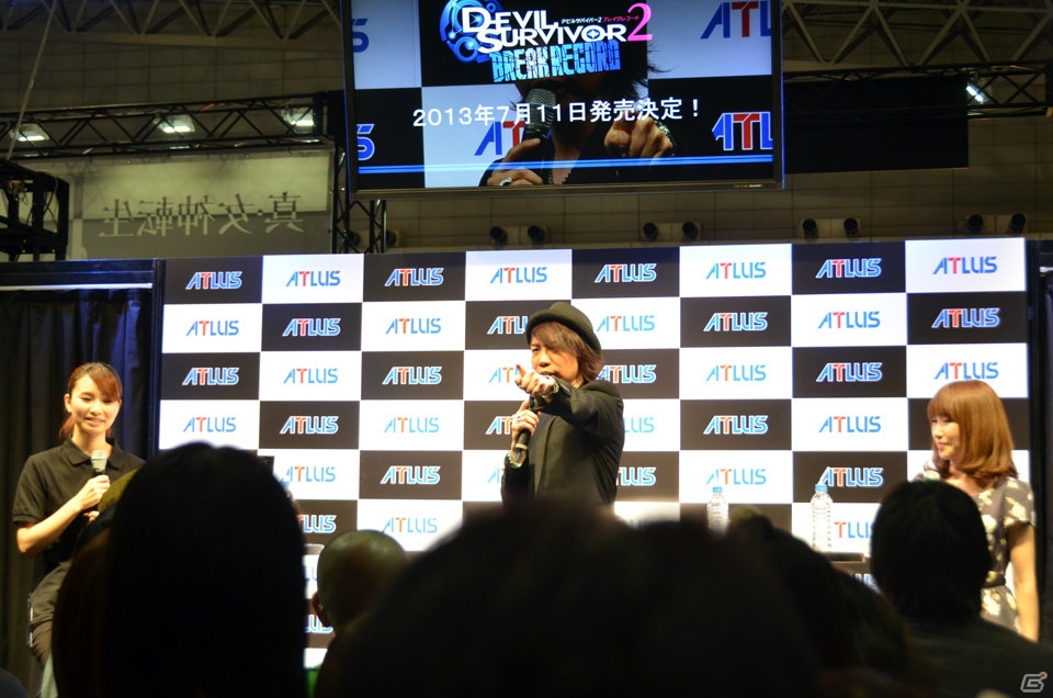 【ニコニコ超会議2】諏訪部順一さんと内田彩さんが登場した3DS「デビルサバイバー2 ブレイクレコード」声優トークライブの模様をお届け！の画像5