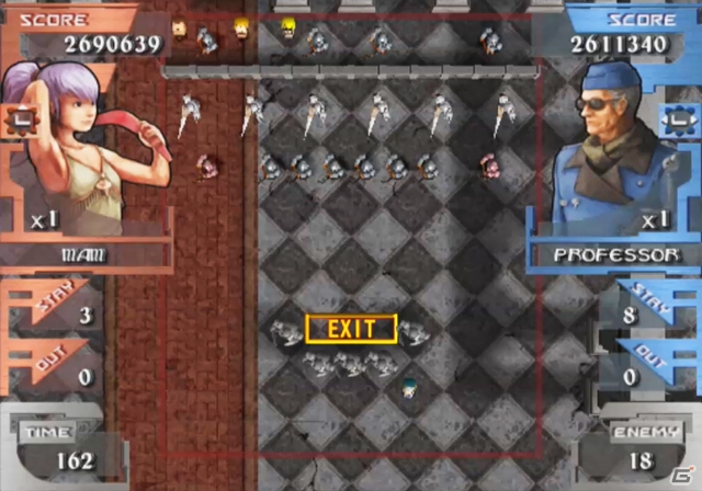 オリジナル版のバランスを再現したアクションシューティング「ゲイングランド」がPlayStation2アーカイブスに登場の画像3