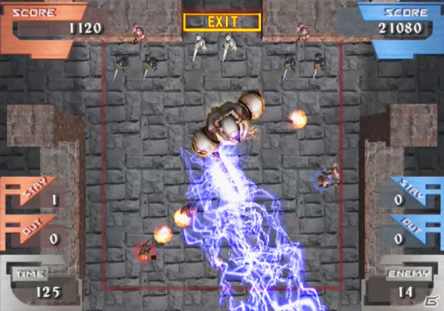 オリジナル版のバランスを再現したアクションシューティング「ゲイングランド」がPlayStation2アーカイブスに登場の画像6