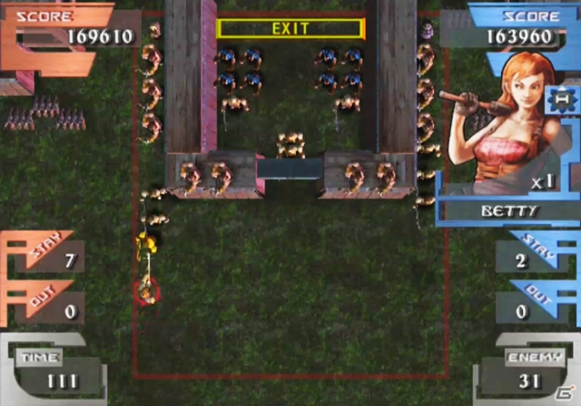 オリジナル版のバランスを再現したアクションシューティング「ゲイングランド」がPlayStation2アーカイブスに登場の画像7