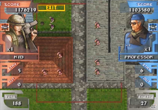 オリジナル版のバランスを再現したアクションシューティング「ゲイングランド」がPlayStation2アーカイブスに登場の画像8