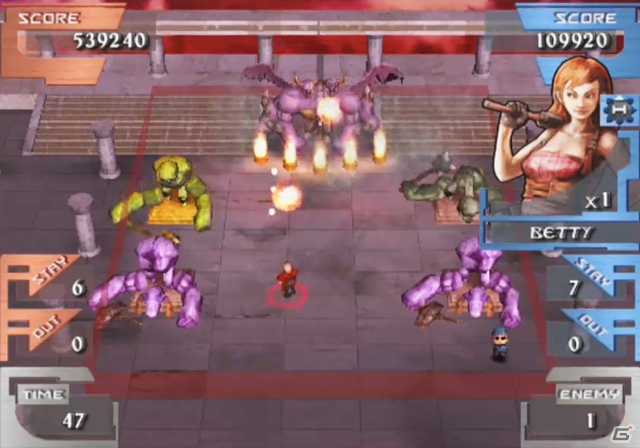 オリジナル版のバランスを再現したアクションシューティング「ゲイングランド」がPlayStation2アーカイブスに登場の画像9