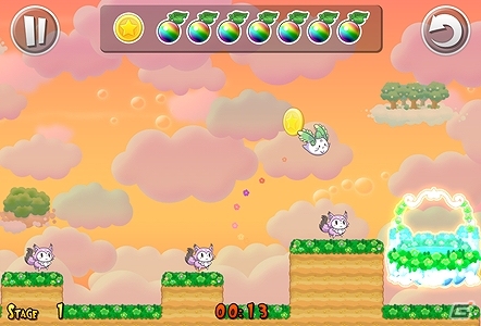 「幸せの花」を咲かせるために世界中の空を飛び回ろう！Android「ふわふわフラッフィ」が配信開始の画像3