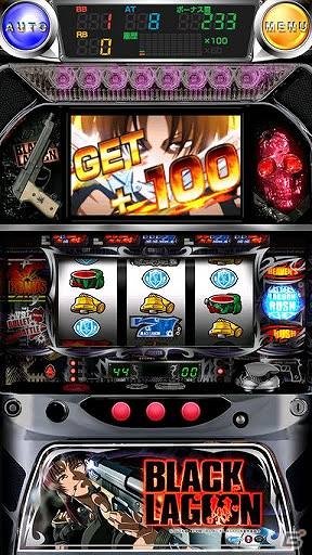 パチスロアプリ半額セール第3弾！10万ダウンロード突破のAndroid「激Jパチスロ BLACK LAGOON」が750円にの画像2