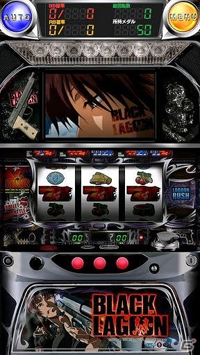 パチスロアプリ半額セール第3弾！10万ダウンロード突破のAndroid「激Jパチスロ BLACK LAGOON」が750円にの画像6