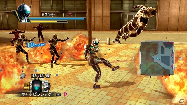 PS3「仮面ライダー バトライド・ウォー」プレイアブルキャラクターの続報や無料DLCで配信されるウィザード、ビーストの最新フォームを紹介！の画像20