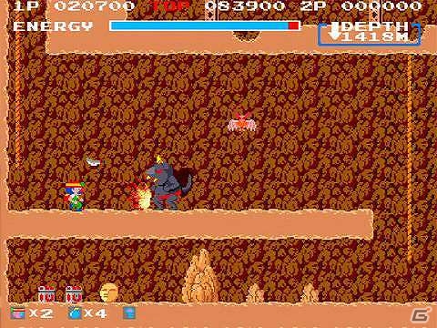 NESiCAxLiveにてアーケード版「スペランカー」と「スカルガールズ」などが配信決定の画像2