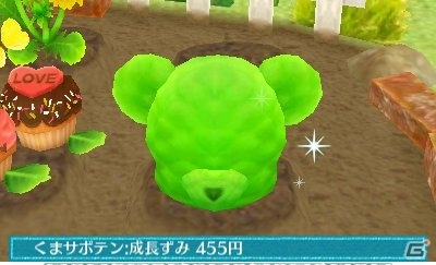 3DS「クマ・トモ」カワイイ植物を育てられるガーデニング＆クマと一緒に作れる料理を紹介の画像27