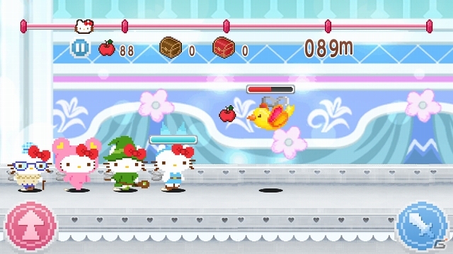 「バニーガール」から「オタク」まで200体以上のハローキティが登場！iOS/Android「ハローキティ Run!Run!Run!」配信開始の画像1