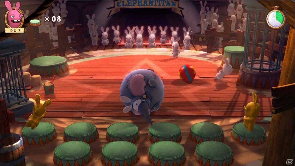 Wii U「ラビッツランド」テーマパークで遊びたいラビッツたちの奮闘を描くショートムービー＆ミニゲームの紹介動画が公開の画像3