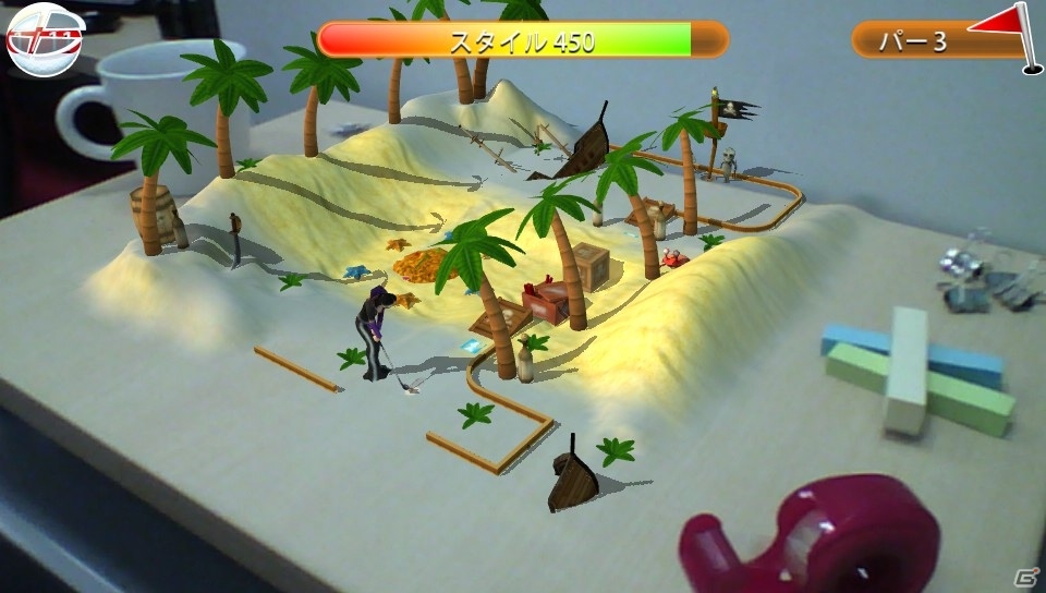 ARプレイカードでゴルフコースが出現！PS Vita「Table Play Golf」本日5月23日より配信開始の画像11