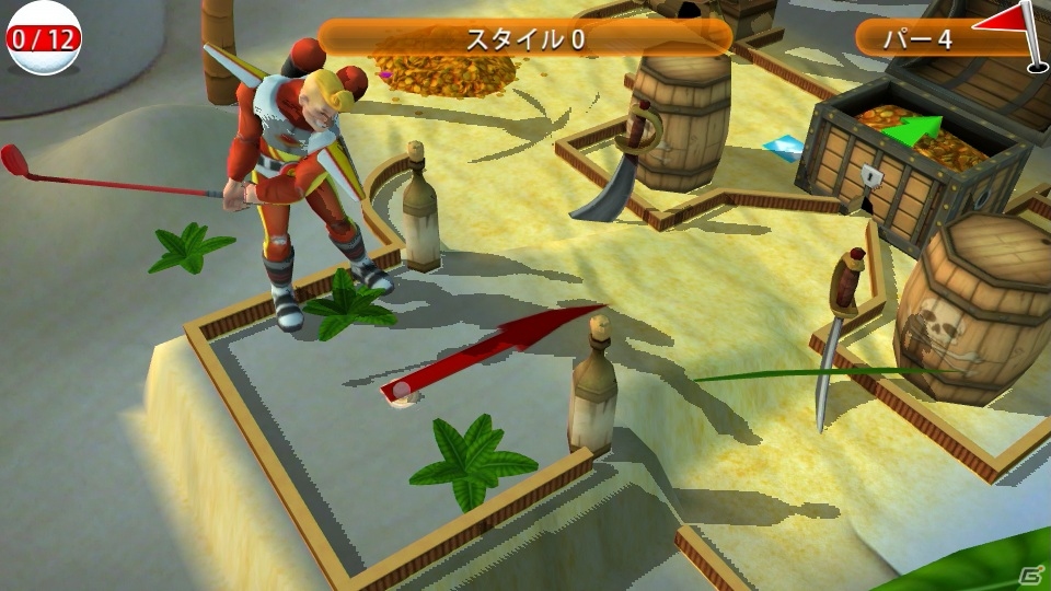 ARプレイカードでゴルフコースが出現！PS Vita「Table Play Golf」本日5月23日より配信開始の画像4