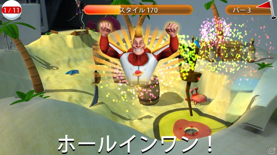 ARプレイカードでゴルフコースが出現！PS Vita「Table Play Golf」本日5月23日より配信開始の画像5