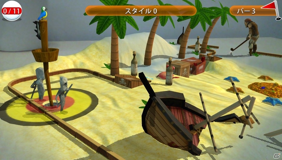 ARプレイカードでゴルフコースが出現！PS Vita「Table Play Golf」本日5月23日より配信開始の画像6