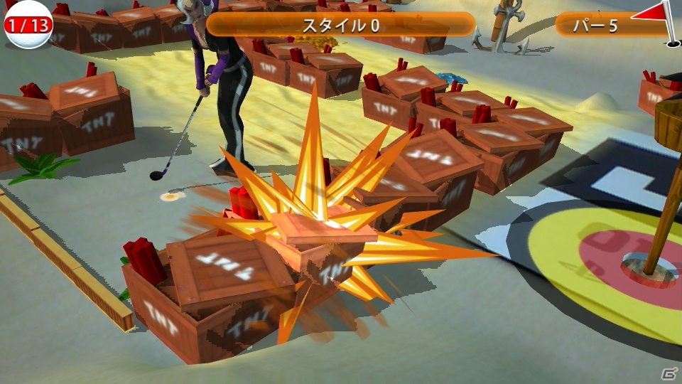 ARプレイカードでゴルフコースが出現！PS Vita「Table Play Golf」本日5月23日より配信開始の画像7