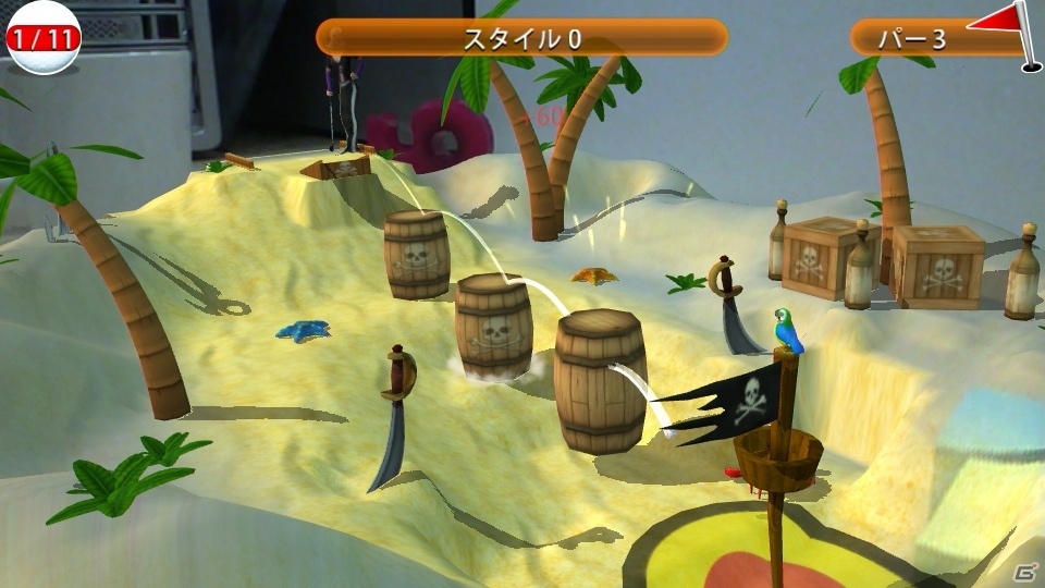 ARプレイカードでゴルフコースが出現！PS Vita「Table Play Golf」本日5月23日より配信開始の画像8