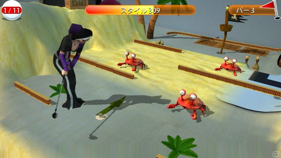 ARプレイカードでゴルフコースが出現！PS Vita「Table Play Golf」本日5月23日より配信開始の画像9