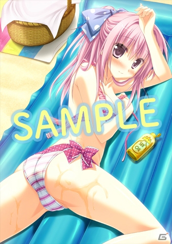 PSP「1/2 summer+」水着、バニーさん、ネコ耳、裸エプロンなど“男の夢”を取り揃えた店舗特典イラストを一挙紹介！の画像6