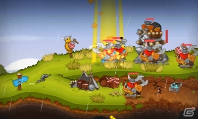 野望うごめく三つ巴の大戦争を戦い抜こう！3DS「SWORDS ＆ SOLDIERS 3D」6月5日に配信決定の画像5