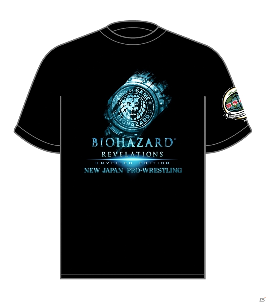 「バイオハザード リベレーションズ アンベールド エディション」新日本プロレスとのコラボレーションTシャツが本日発売の画像2