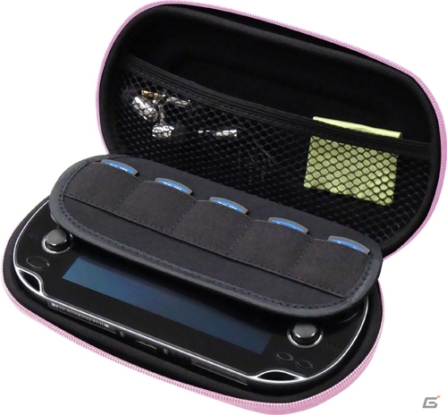 サイバーガジェット、PS Vita用セミハードケースの新色「ピンク」を6月4日に発売の画像1