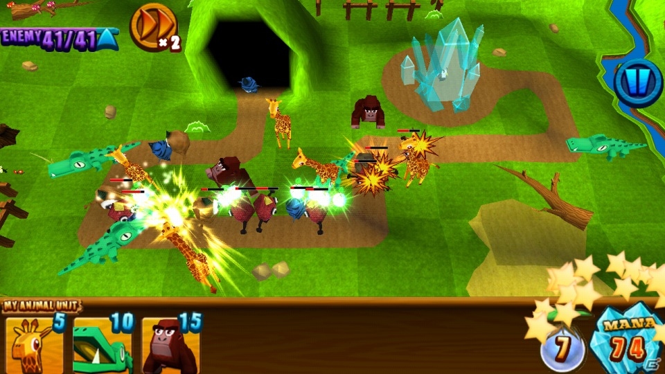Android用3Dディフェンスゲーム「Animal’s Jewel」配信開始―エイリアンの攻撃から平和なアニマルランドを守りぬこうの画像3