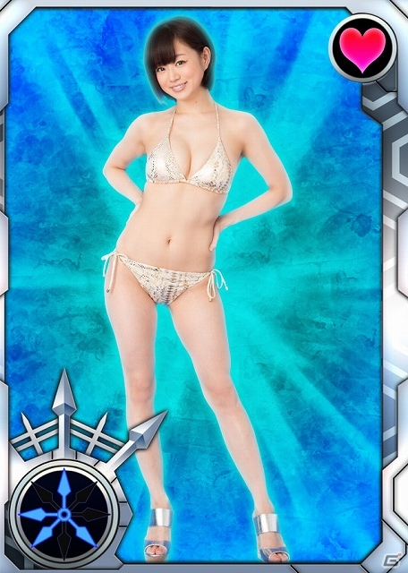 iOS「忍者アームズ」喜屋武ちあきさん、紗綾さん、倉岡生夏さんがグラビアアイドルカードとなって参戦するコラボキャンペーンがスタートの画像2