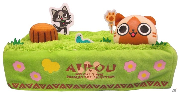 夏デザインで大きいぬいぐるみが登場！アミューズメント専用の「アイルー」グッズ情報を公開の画像2